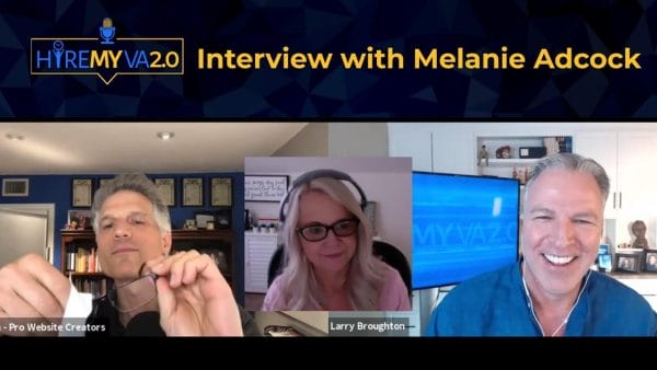 HireMyVA Podcast 29 Interview with Melanie Adcock 1