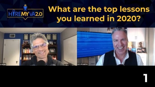HireMyVA Podcast 30 What are the top lessons you learned in 2020 Part 1