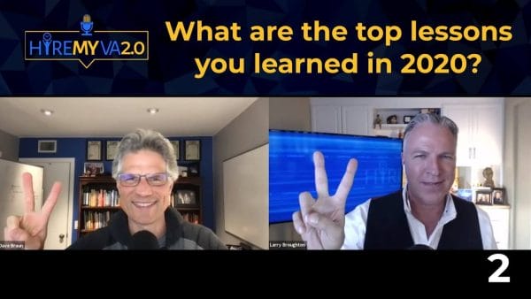 HireMyVA Podcast 31 What are the top lessons you learned in 2020 Part 2 1