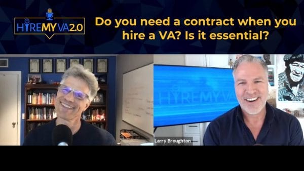 HireMyVA Podcast 41 Do you need a contract when you hire a VA Is it essential 1