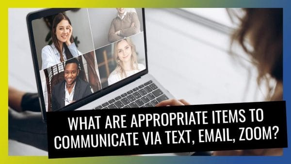 HireMyVA Podcast 49 What are appropriate items to communicate via text email zoom 1